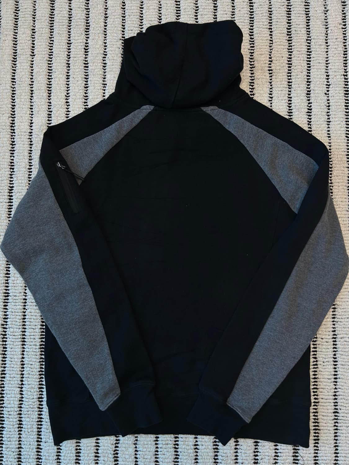 하드락(hardrock) 아틀란타 그레이블랙 배색 후드 상품이미지6