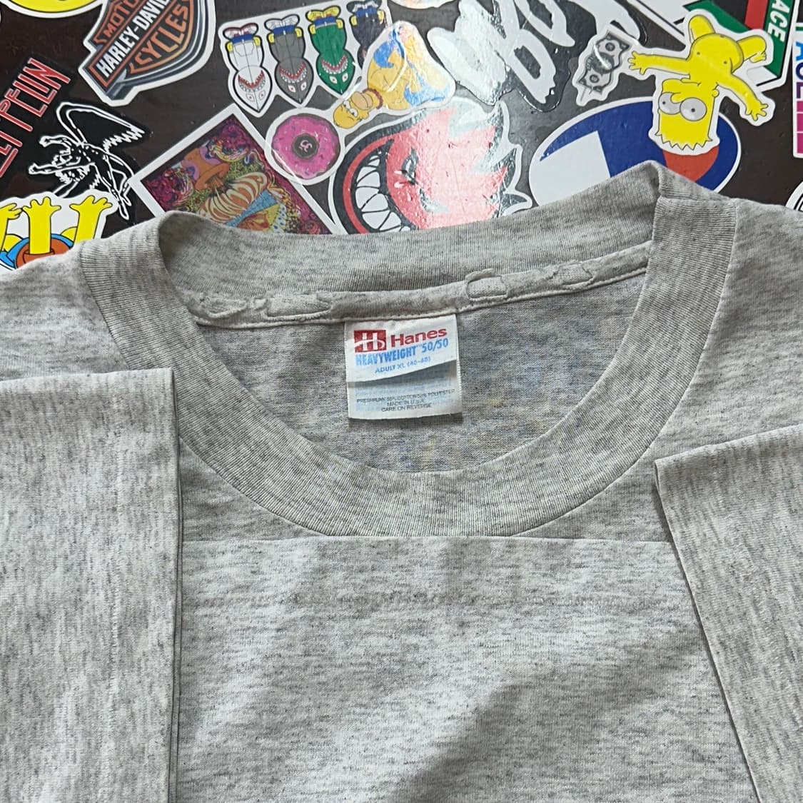 90s USA 헤인즈 빈티지 싱글스티치 티셔츠 XL 상품이미지8