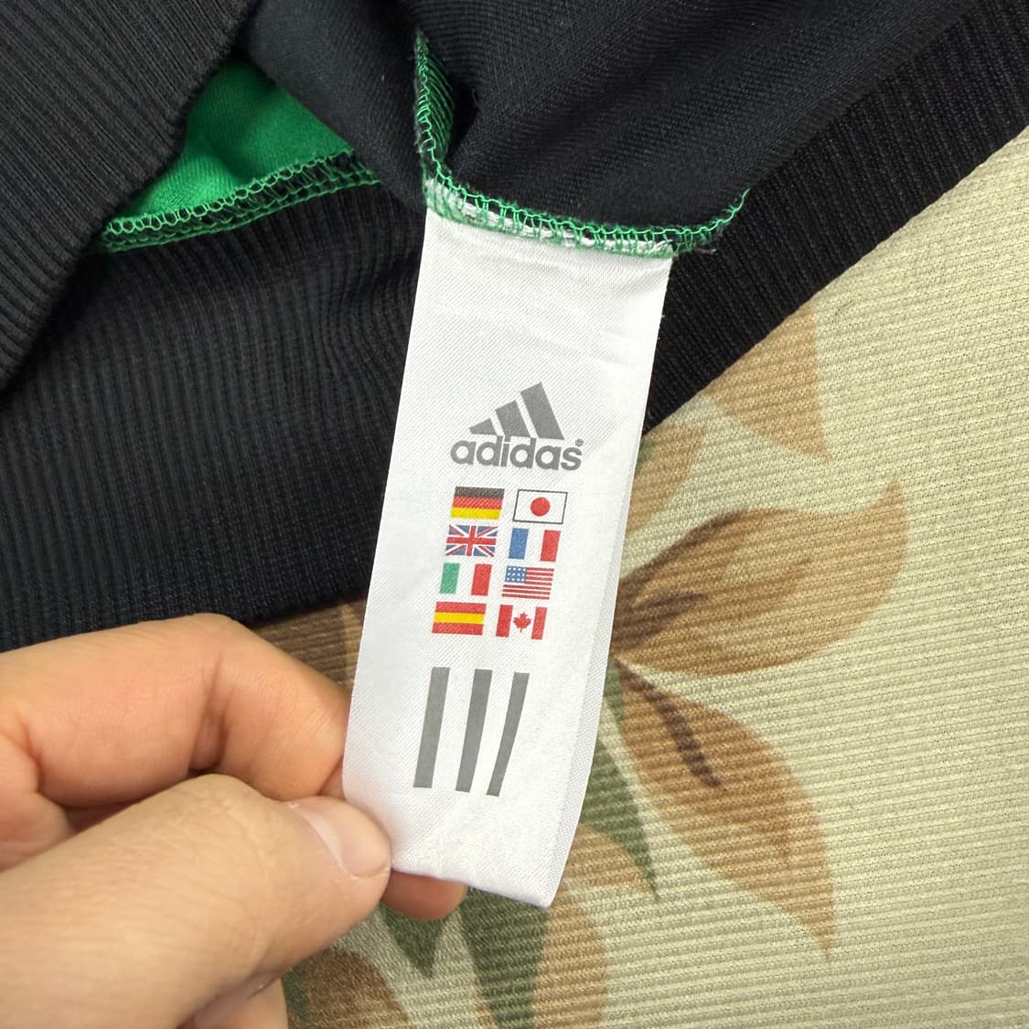 (L)아디다스 Adidas 삼선 트랙탑 져지(그린,초검) 상품이미지3