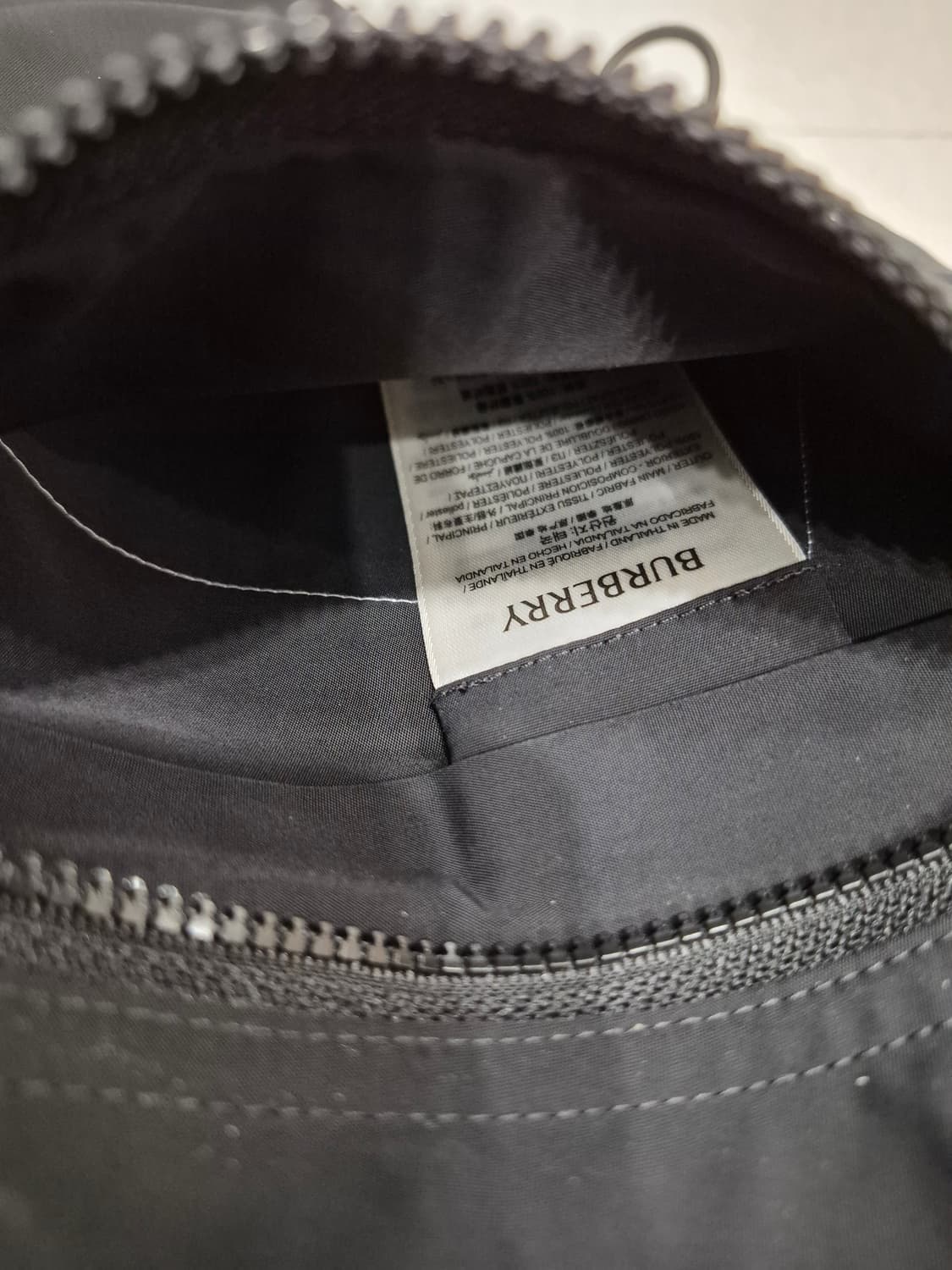 새상품))버버리 뉴BIRLEY 드로스트링 후드 자켓 블랙 상품이미지7