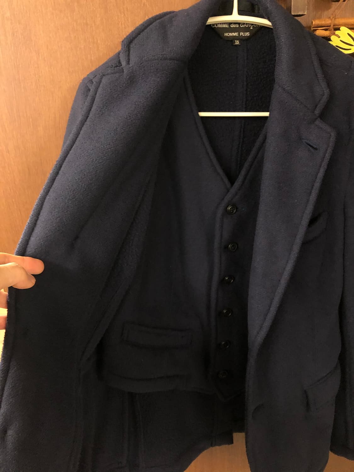 Comme des garcons homme plus 레이어드 블레이저 상품이미지4