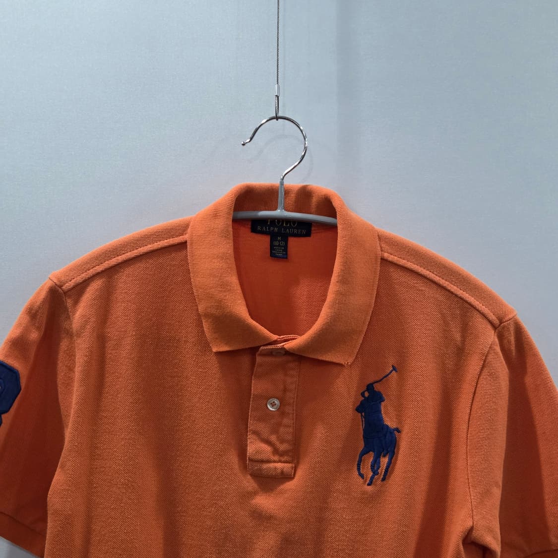 폴로랄프로렌 키즈 빅포니 피케 카라 반팔티 오렌지 M/10/12 상품이미지2