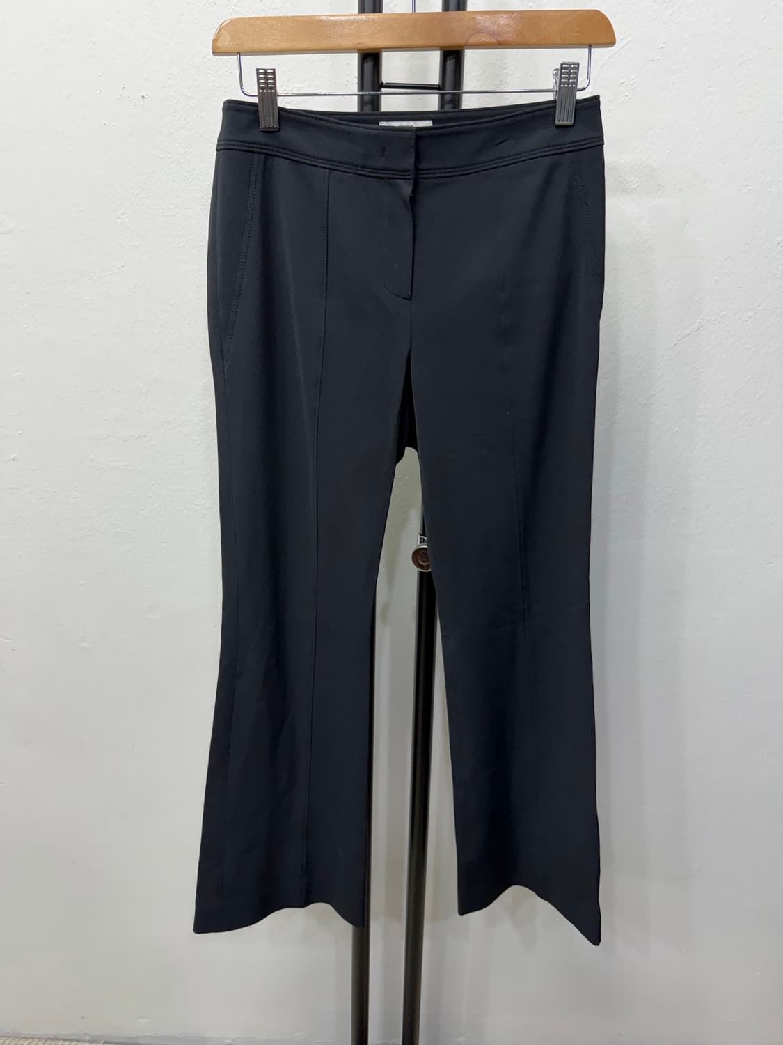 정품) 오브제 한섬 블랙 부츠컷 여성팬츠 61 상품이미지1