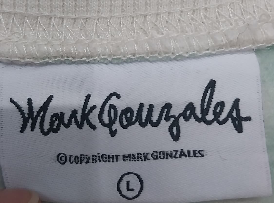 마크 곤잘레스 체크 플리스 맨투맨 L 상품이미지4