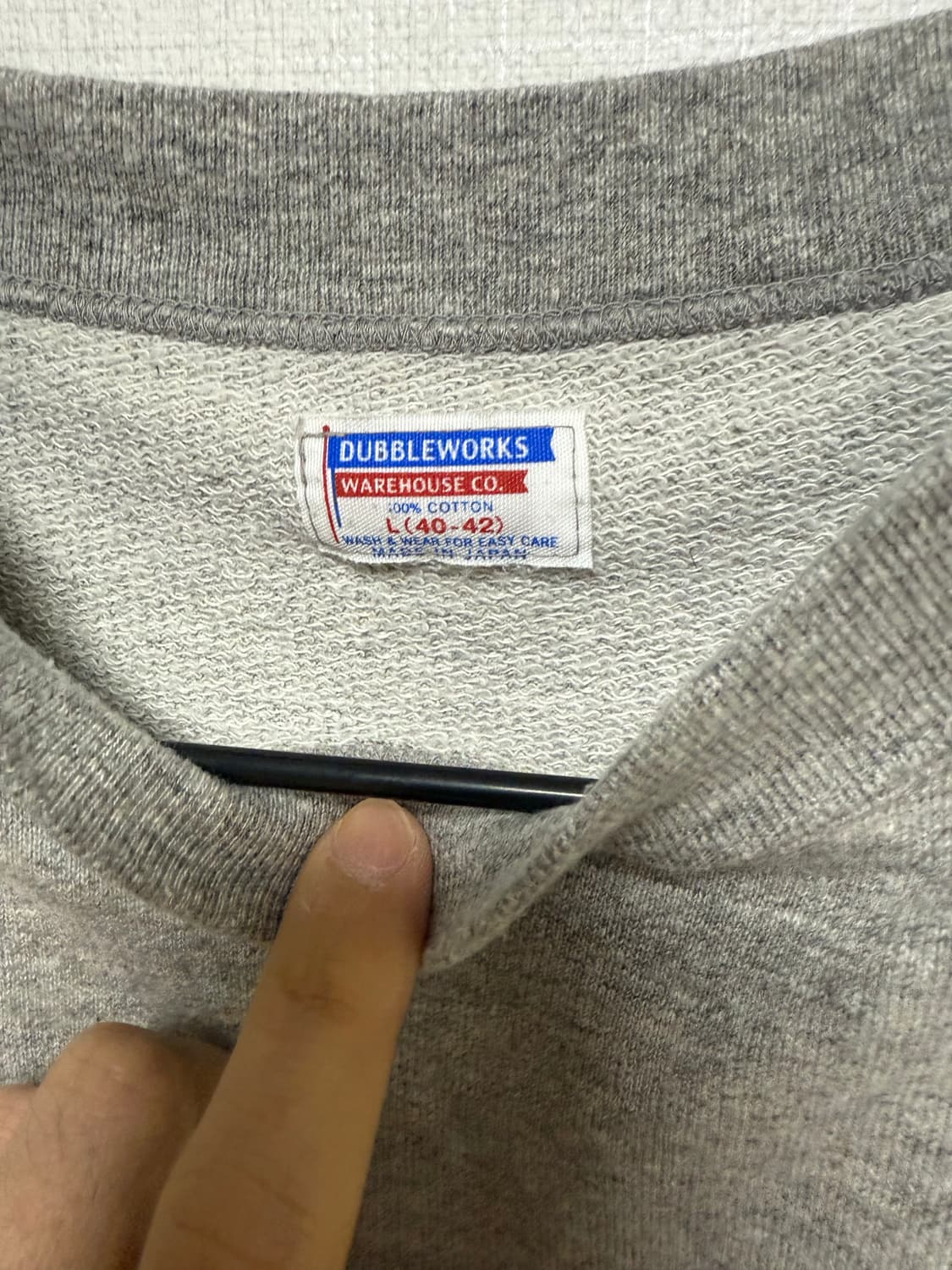 더블웍스 컷오프 스웻 L 상품이미지1