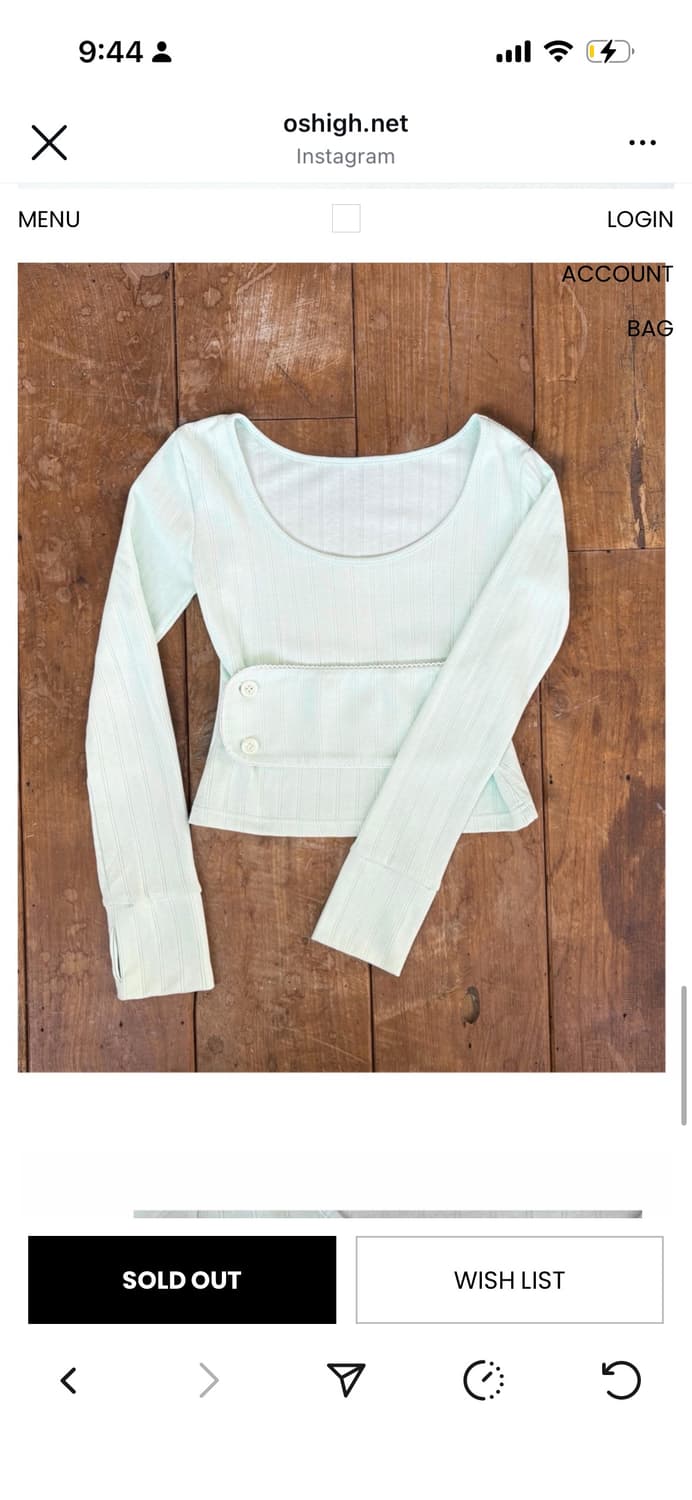 Band Baby Long Sleeve IcyMint 상품이미지1