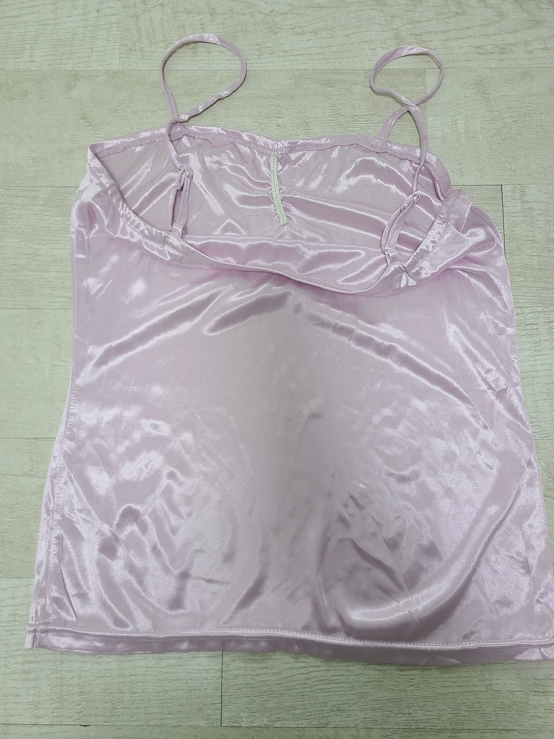 핑크보라 새틴 나시 상품이미지4