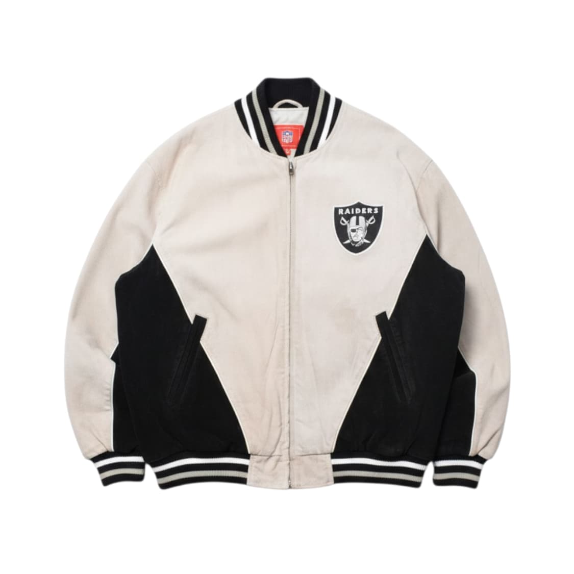 NFL 레이더스 스타디움 레더 자켓 XL M0081 상품이미지1