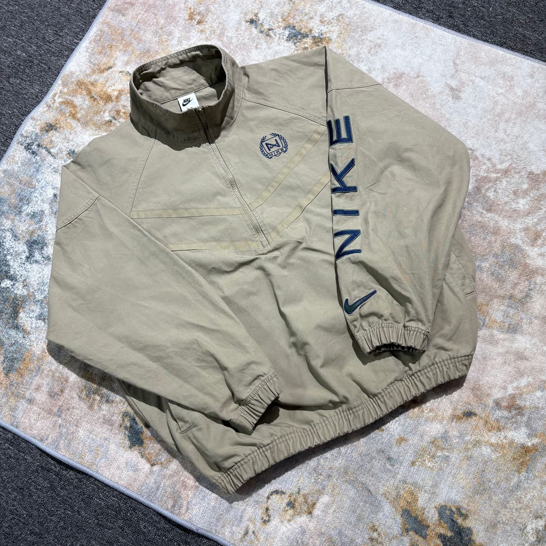 나이키 올드스쿨 빅로고 반집업 자켓 상품이미지1