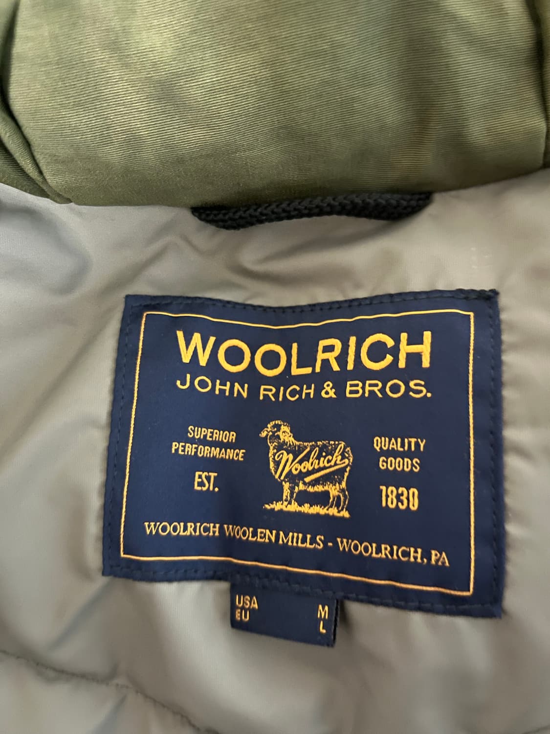 울리치 폴라자켓 카키 M 상품이미지4