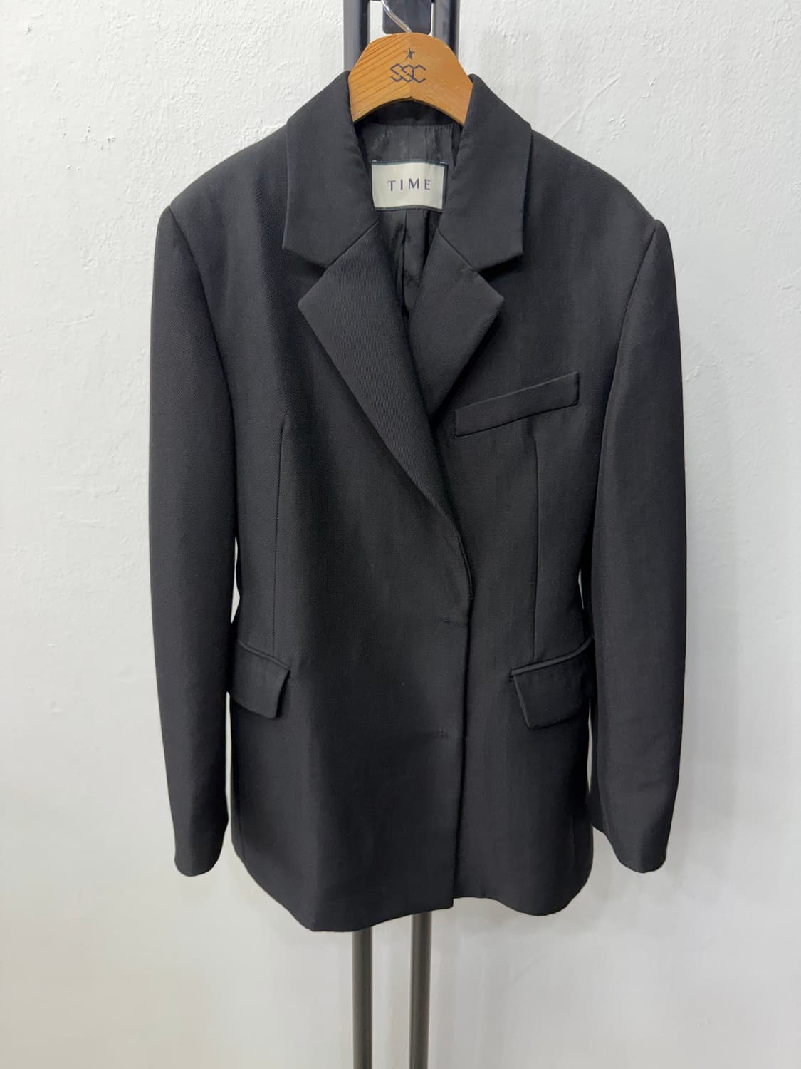 정품) TIME 타임 한섬 23ss 이태리 FAISA 원단 여성 자켓  상품이미지1
