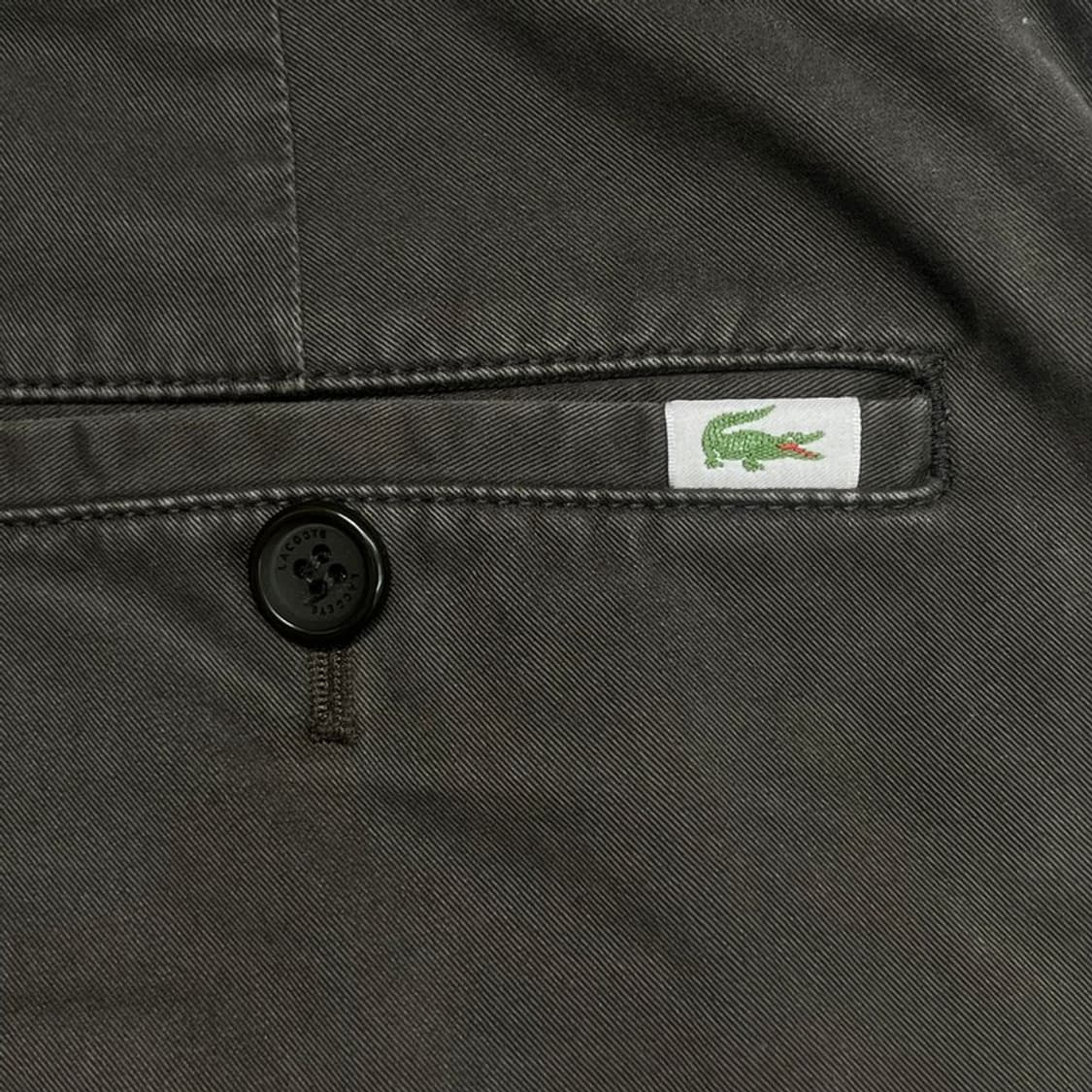 LACOSTE 울트라 슬림핏 코튼 팬츠 카키 FR 38 US 30 상품이미지5