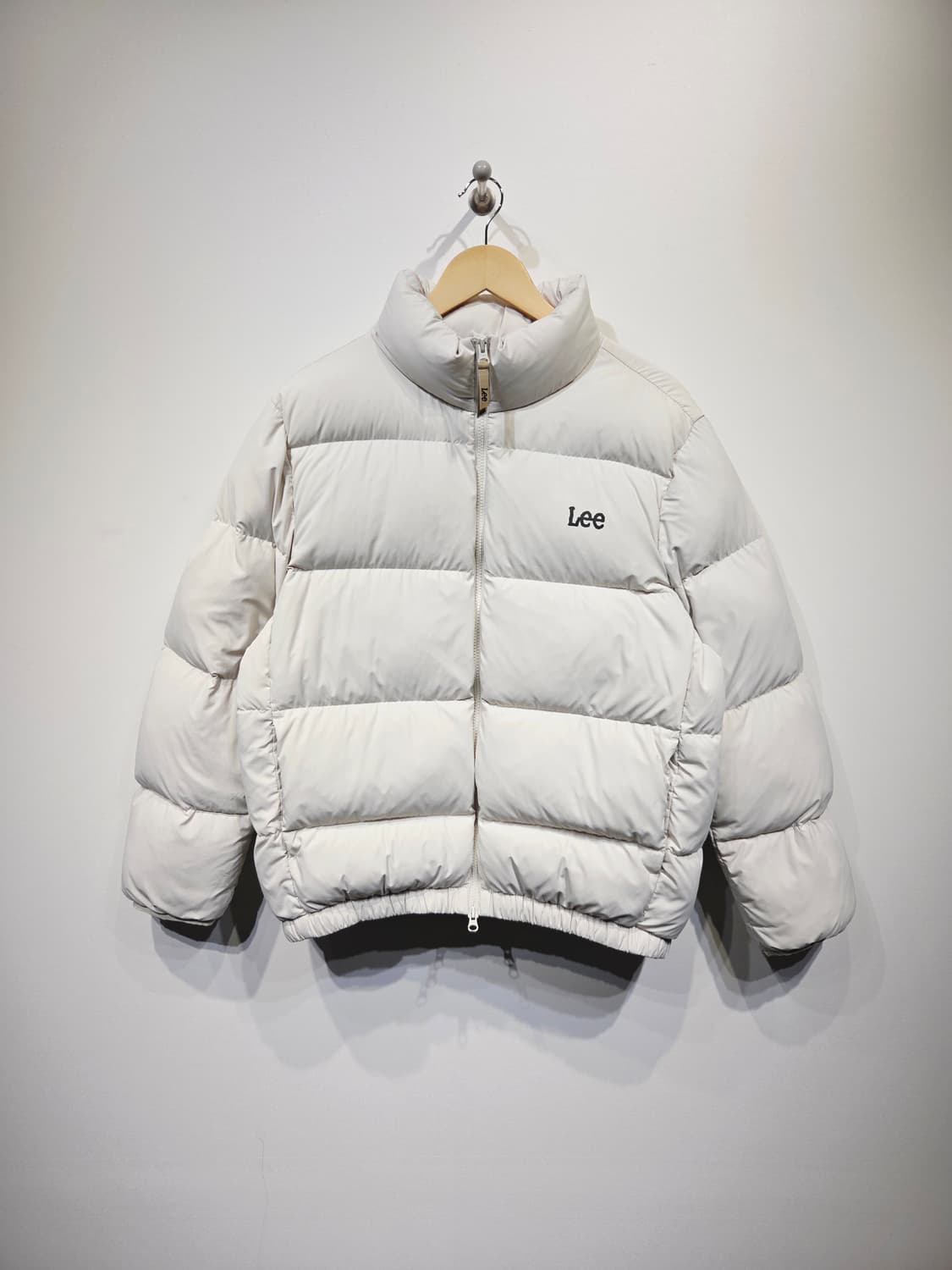 Lee 리 스톰라이더 덕다운 숏패딩 화이트 상품이미지2