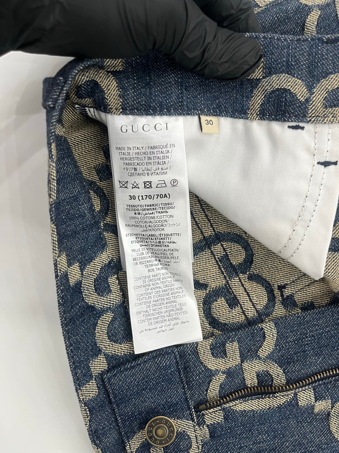 구찌 데님 반바지 [30사이즈] 상품이미지4