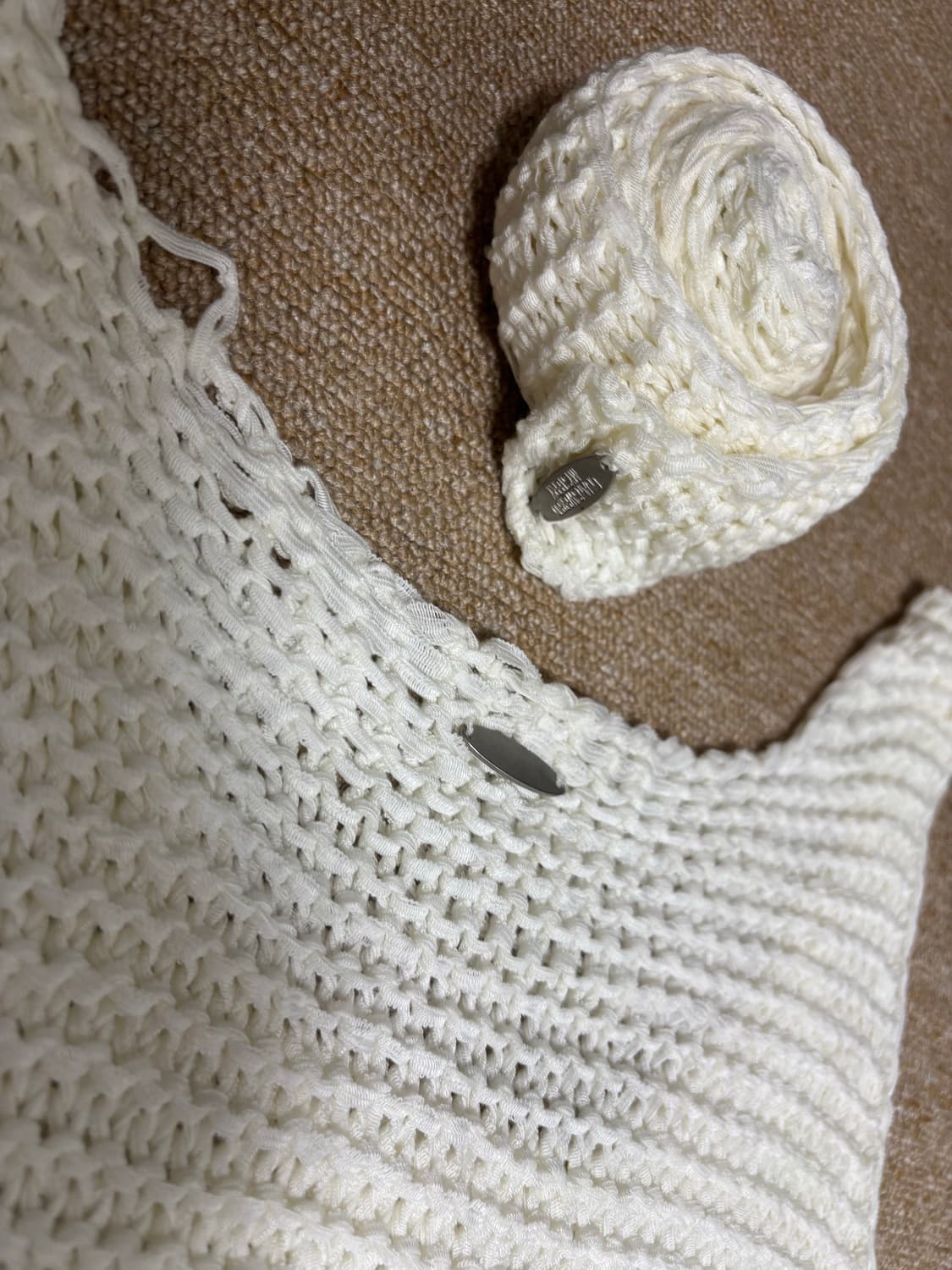 머플러 니트 원피스 상품이미지3