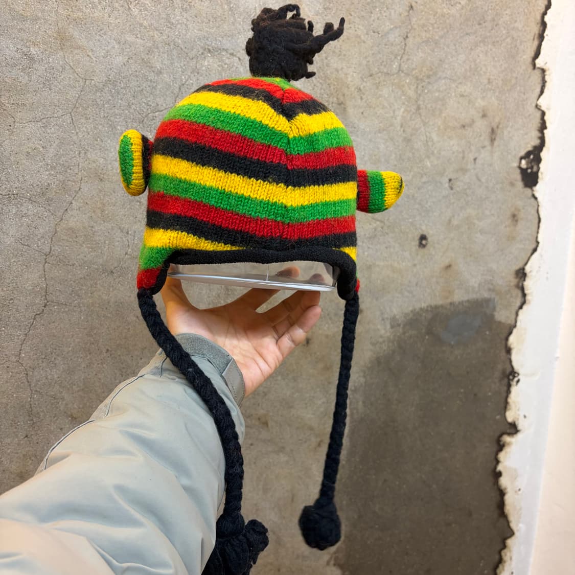 USA 빈티지 라스타삭스 귀마게 니트모자 니트 비니 상품이미지7