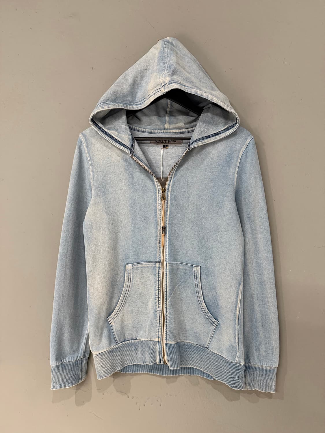 Cook jeans denim washing hood zip-up 상품이미지5