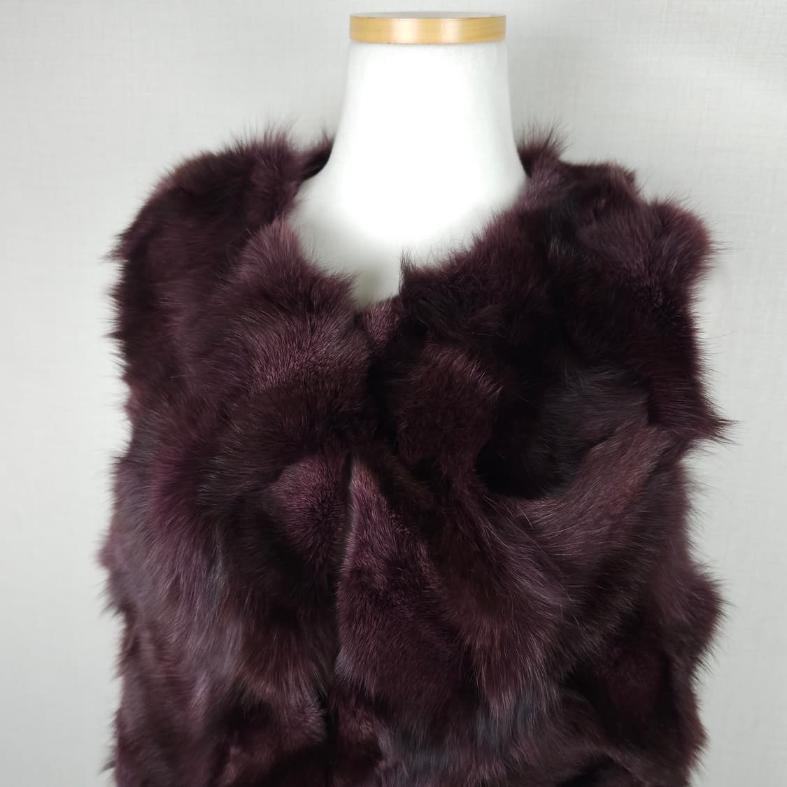 조이너스 여우털 베스트 여성66사이즈  상품이미지2