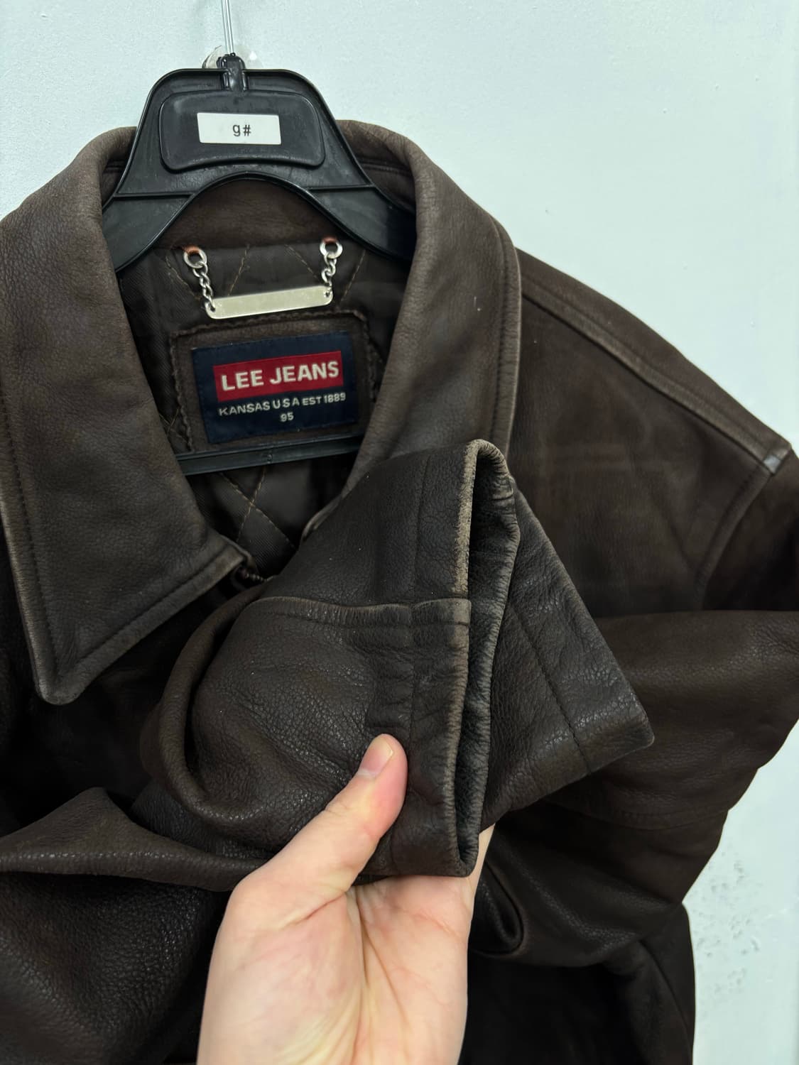 90s LEE 리 리얼레더 자켓 상품이미지5