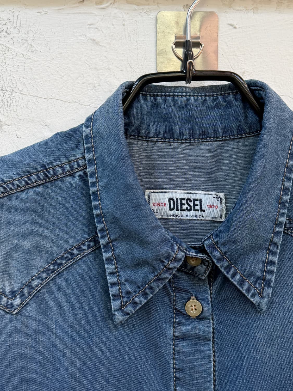 Diesel 디젤 데님 셔츠 드레스 XS 상품이미지2