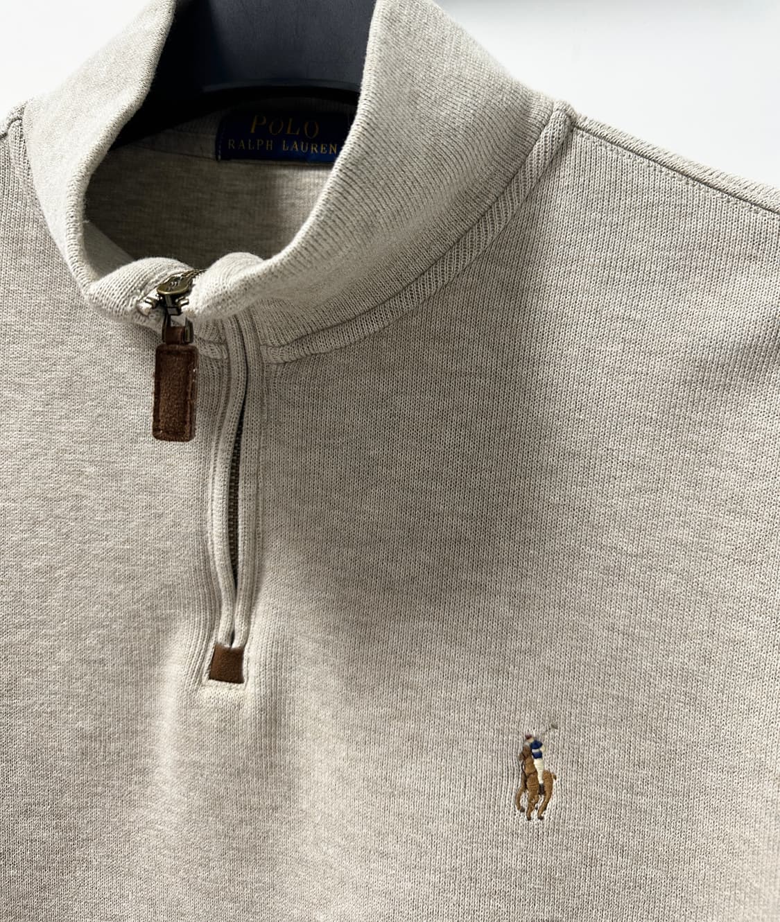 [폴로 랄프로렌] 남성 하프집업 LG사이즈 / 최신라벨 QR인증 상품이미지3