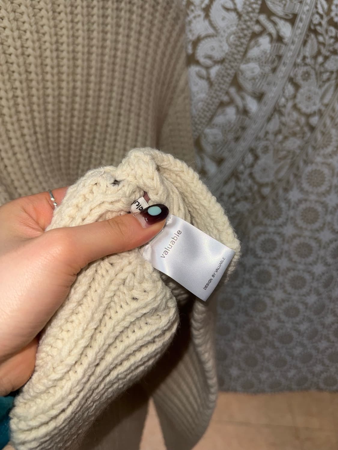 빈티지 목폴라 하이넥 니트  상품이미지6