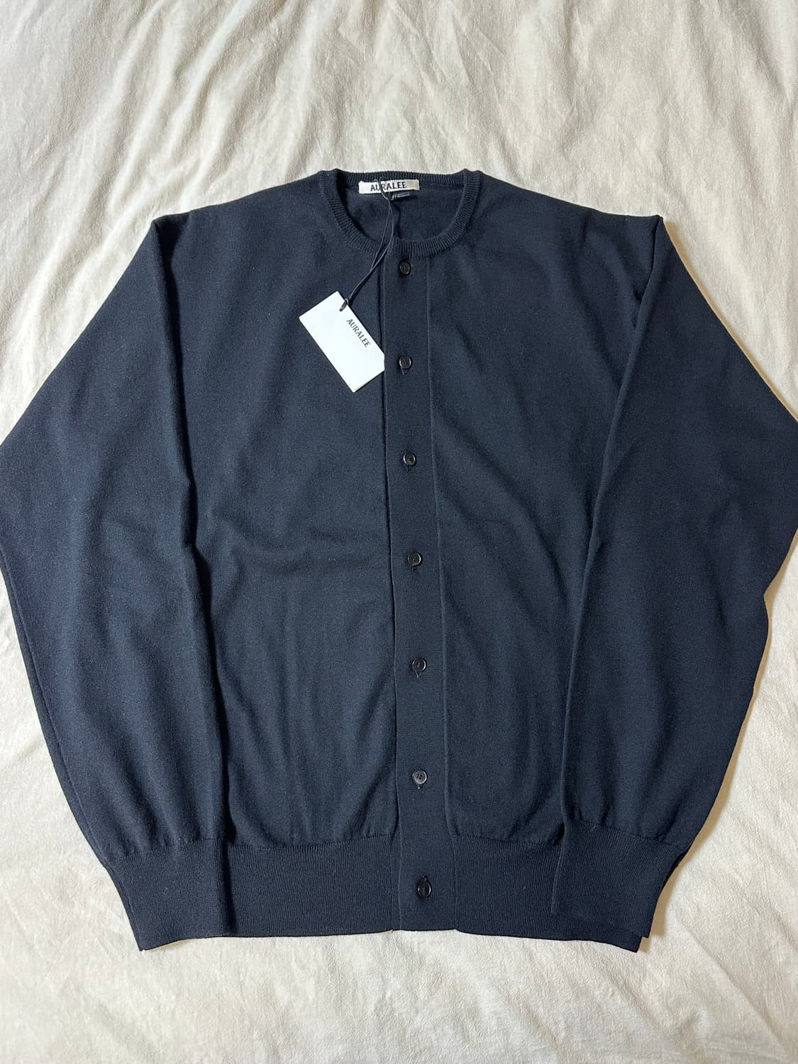 [4]오라리 캐시미어 하드 트위스트 가디건 상품이미지1