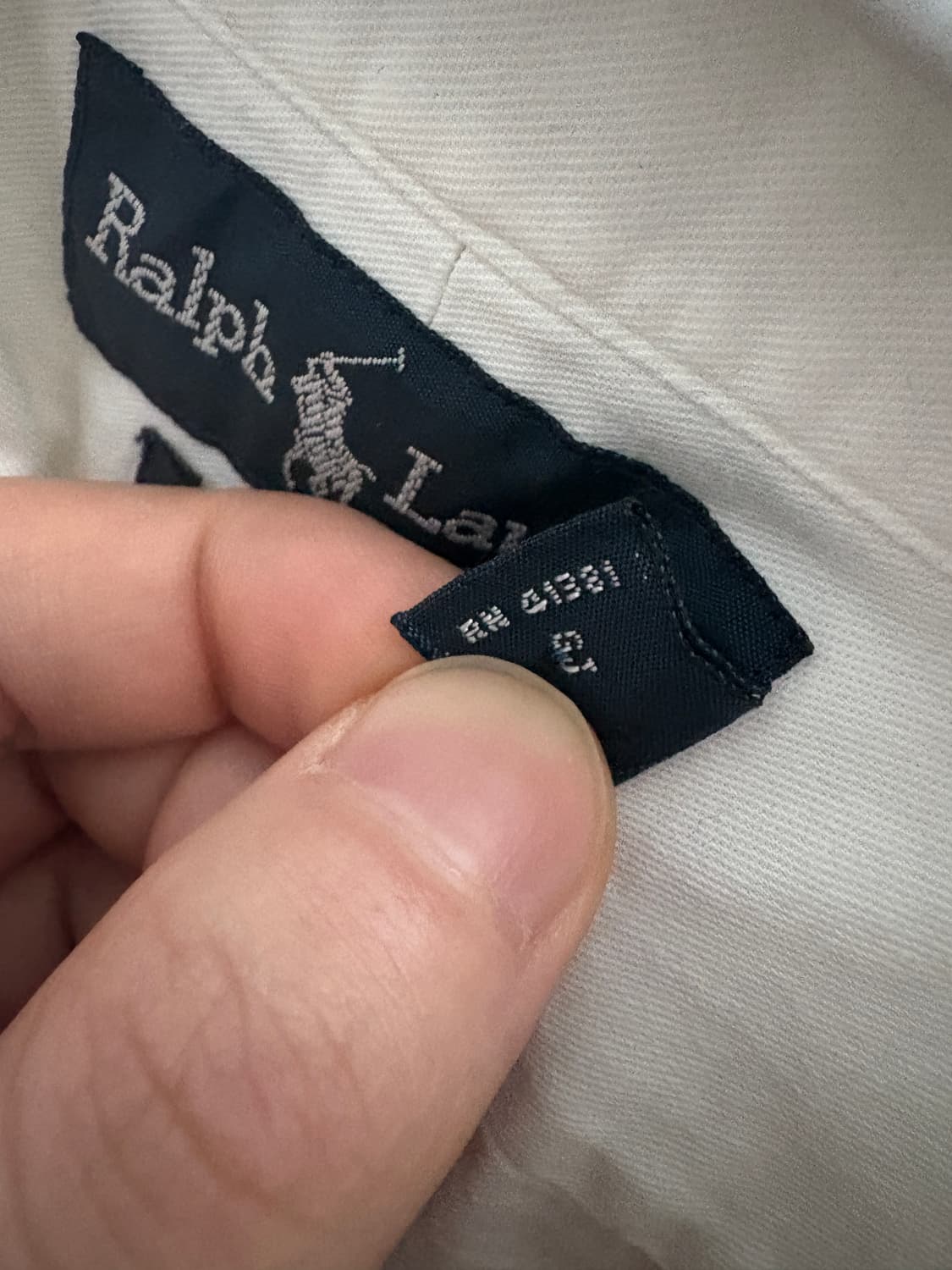 폴로 흰색 셔츠 새상품급 105~110사이즈 판매 상품이미지4