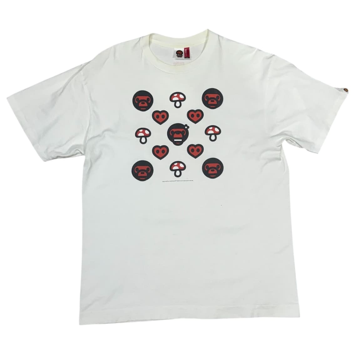 2006 니고 시절 진짜 베이프 베이비 마일로 모노그램 반팔 티셔츠 상품이미지1