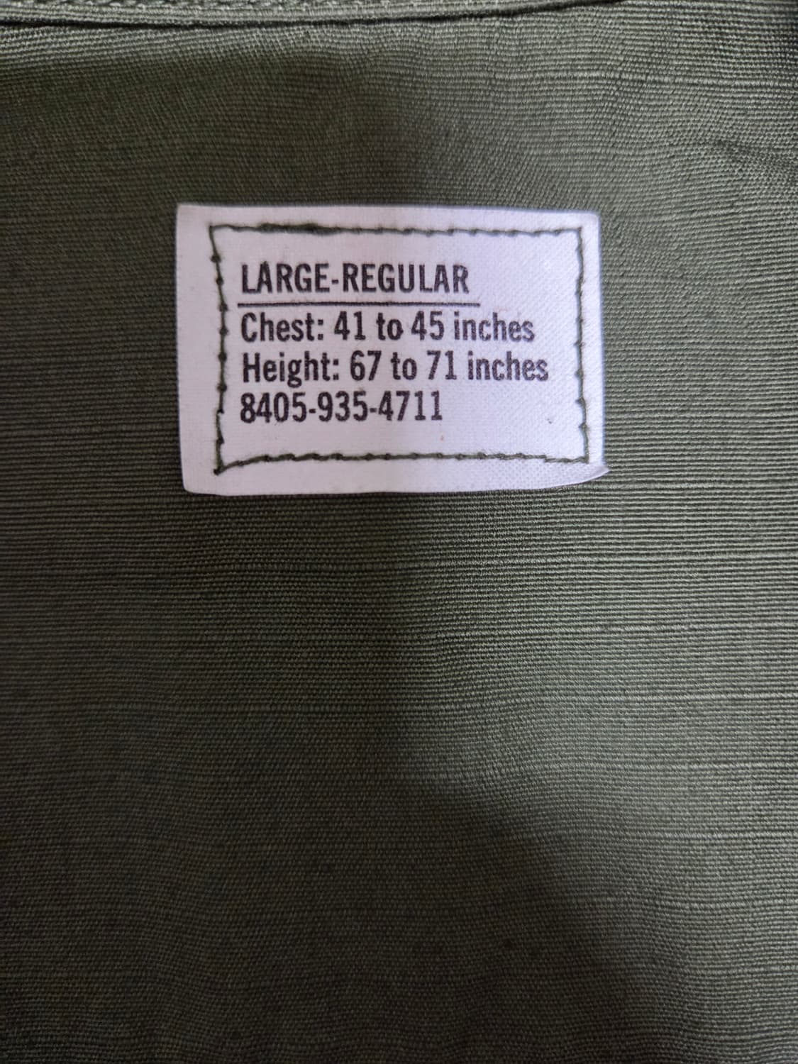 정글퍼티그 자켓 데드스탁 라지레귤러 상품이미지2