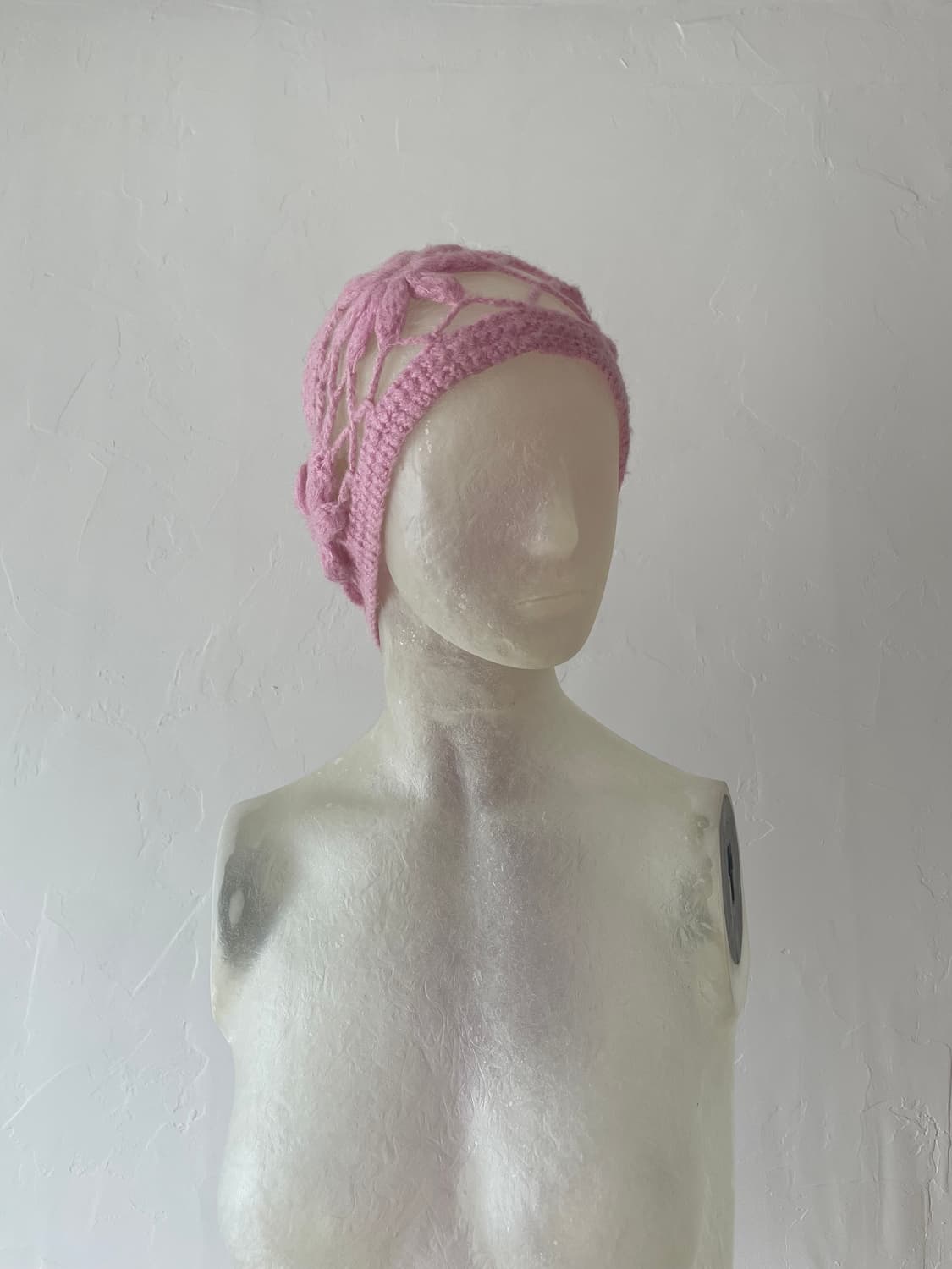 빈티지 크로쉐 비니+목도리 상품이미지3