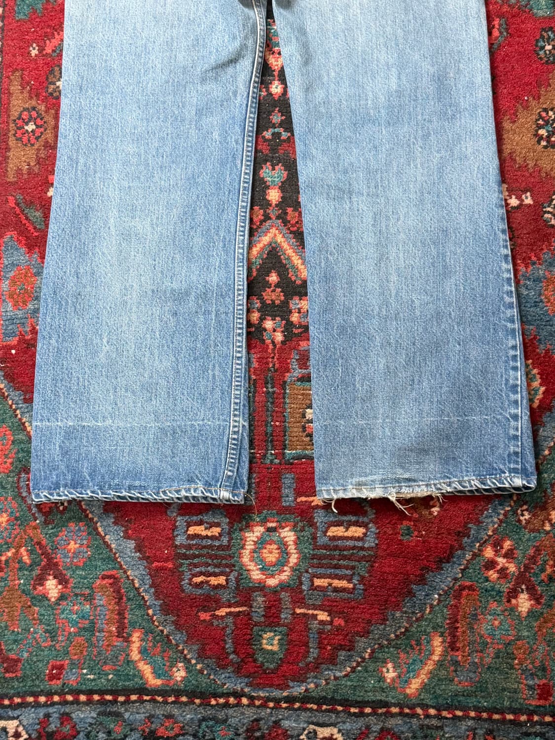 70's USA 빈티지 리바이스 517 오렌지탭 부츠컷 체인스티치 상품이미지7