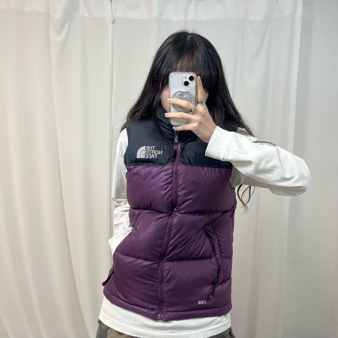 The North Face Purple Nuptse Down Vest   상품이미지1