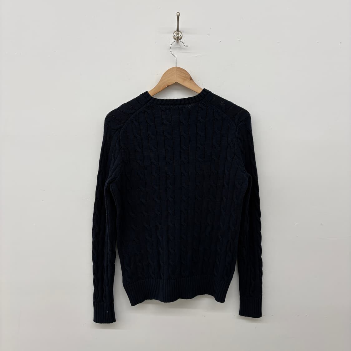 폴로 랄프로렌 네이비 꽈배기 니트 남s 상품이미지4