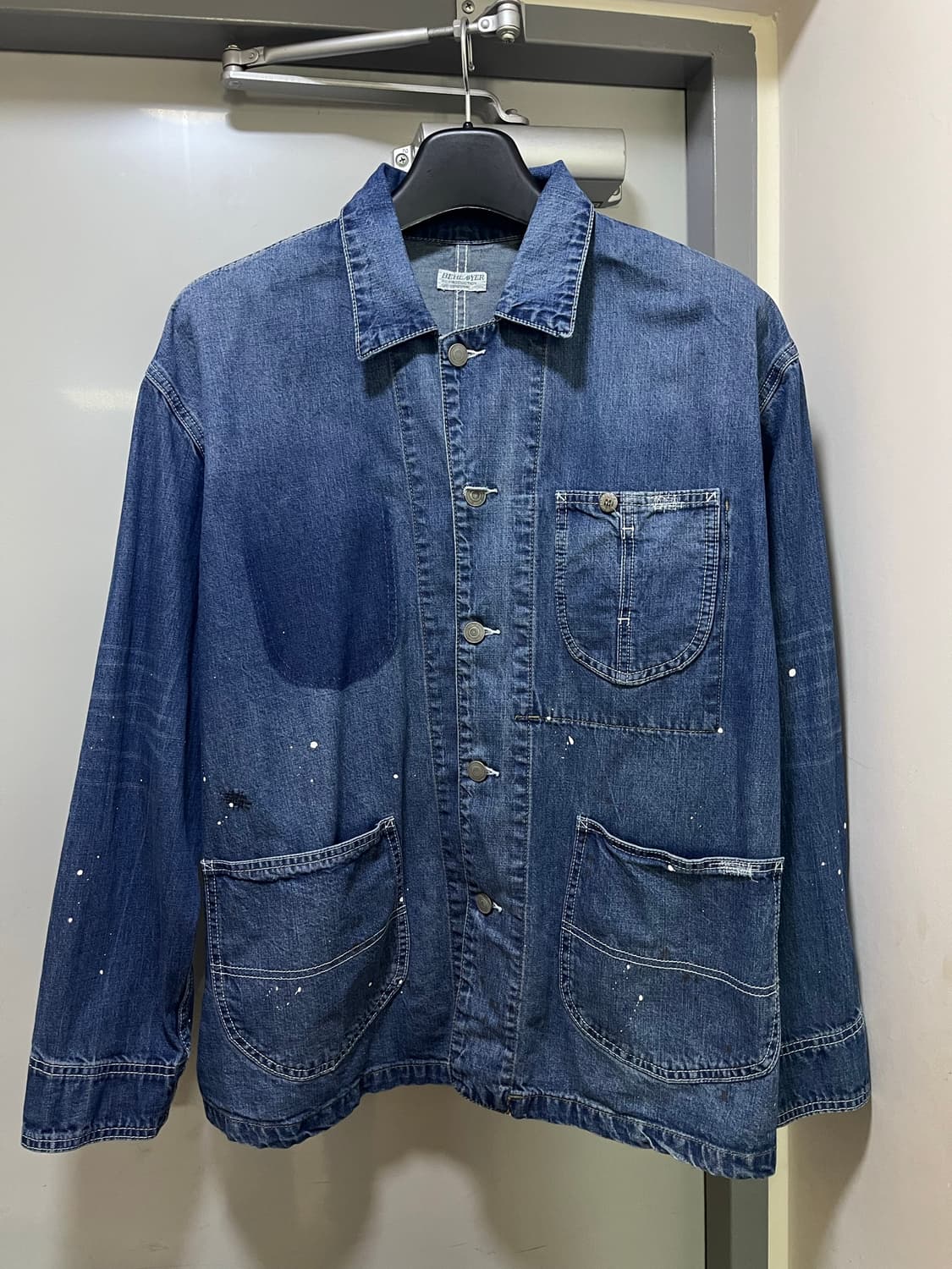 [2] 비헤비어 DISTRESSED COVERALL JAKCET 상품이미지3