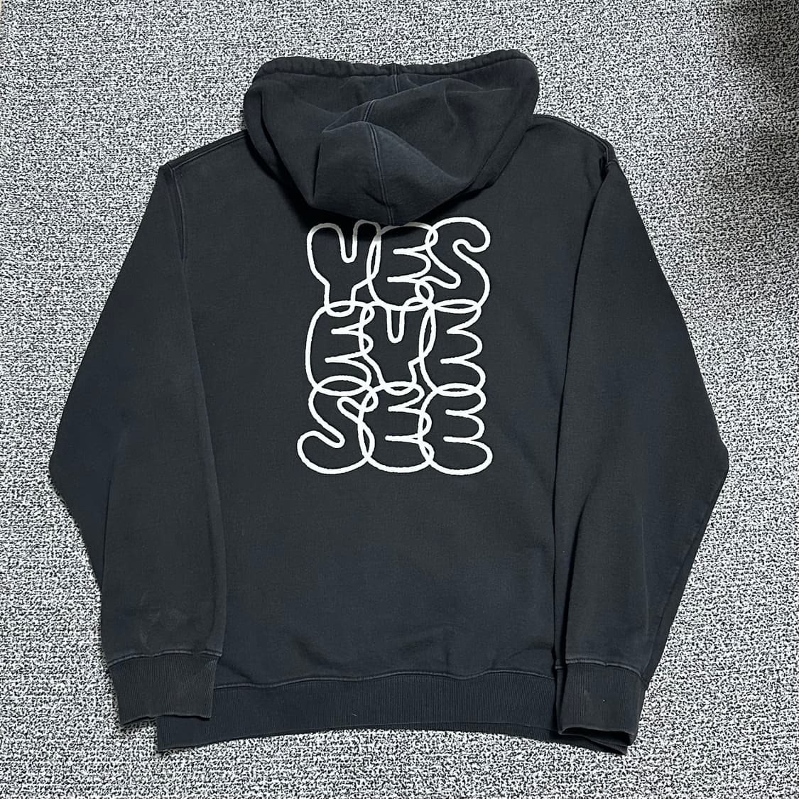 (XL추천) 예스아이씨 후드티 블랙 YESEYESEE 상품이미지4
