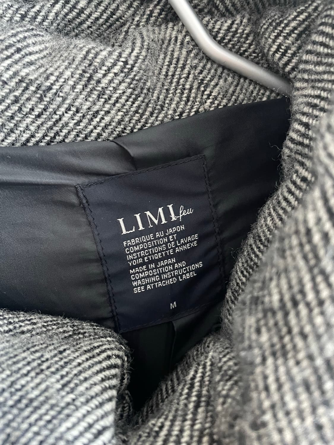 요지야마모토 리미푸 더플 패딩 숏코트 상품이미지4