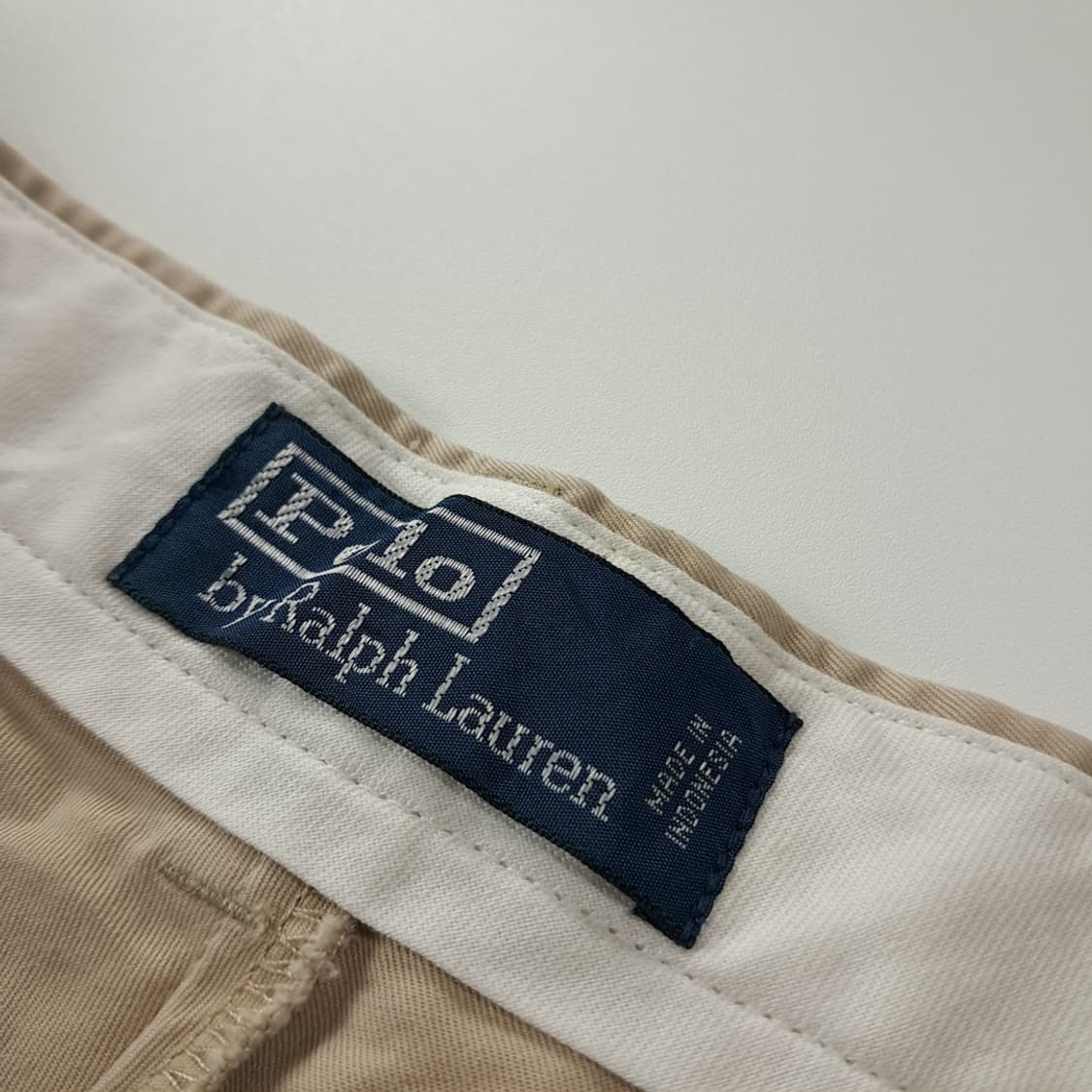 CK982 36 폴로 90s 베이지 치노 반바지 상품이미지3
