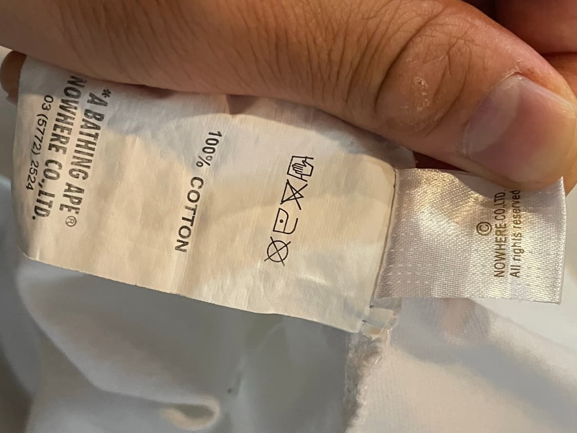 베이프 Bape Busy Works 반팔 2XL 상품이미지6