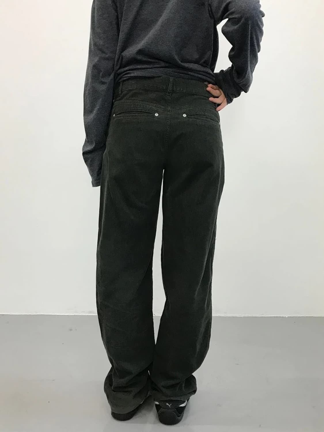 Ray BEAMS Work in Progress Cotton Pants 상품이미지2