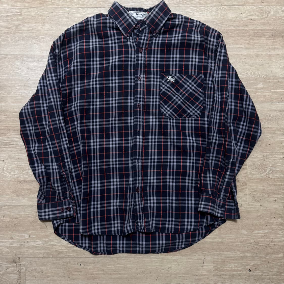 버버리 스몰로고 체크셔츠 상품이미지1