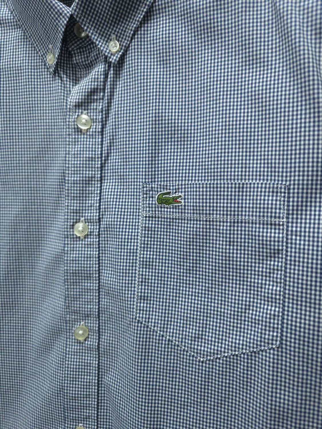 라코스테(LACOSTE) 깅엄체크 셔츠 (남성100) 상품이미지3
