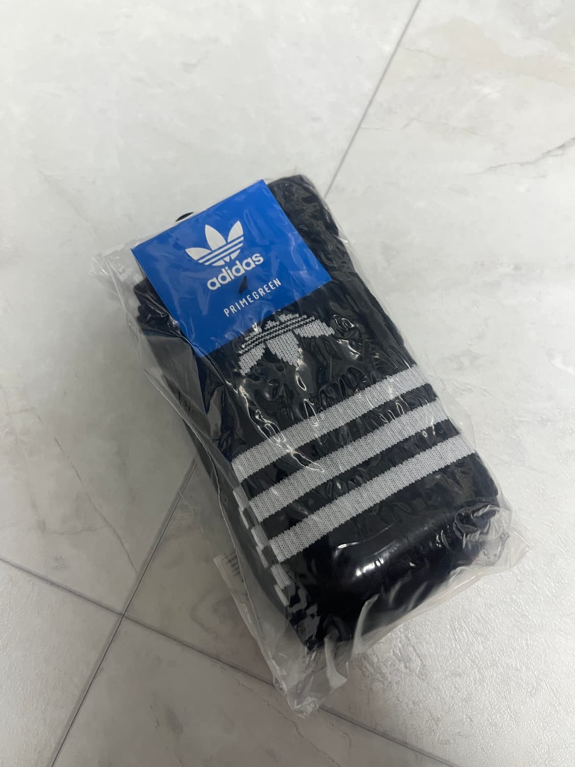 [S] 아디다스 미드 컷 크루 삭스 블랙 화이트 (3개입) 상품이미지2