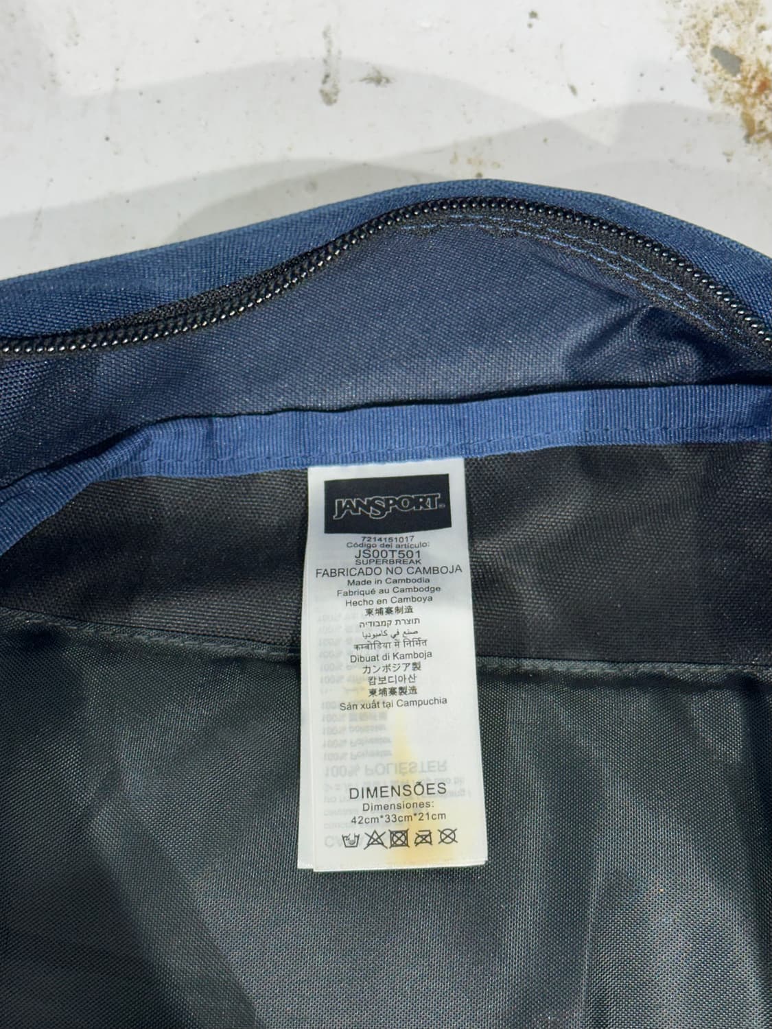 잔스포츠 네이비 책가방 백팩 가방  상품이미지6