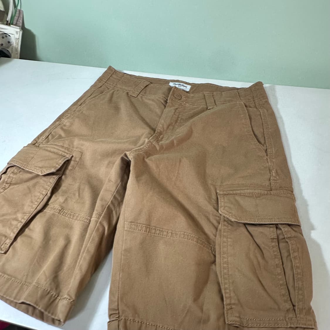 30 GOODIEFELLOW 된장 코튼 카고반바지 쇼츠 상품이미지3