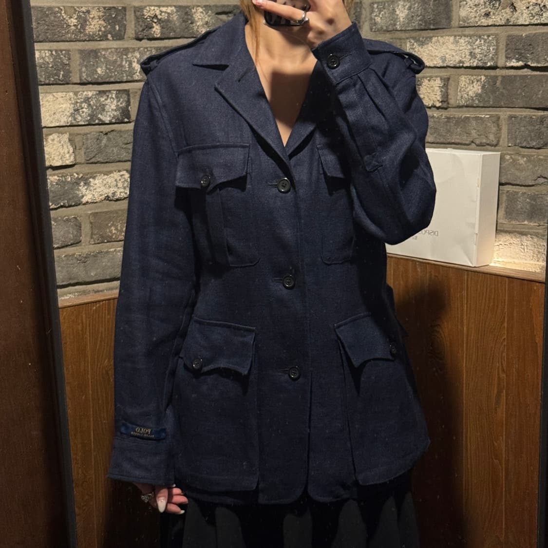 38R) 폴로 랄프로렌 린넨 벨티드 사파리 자켓 상품이미지10