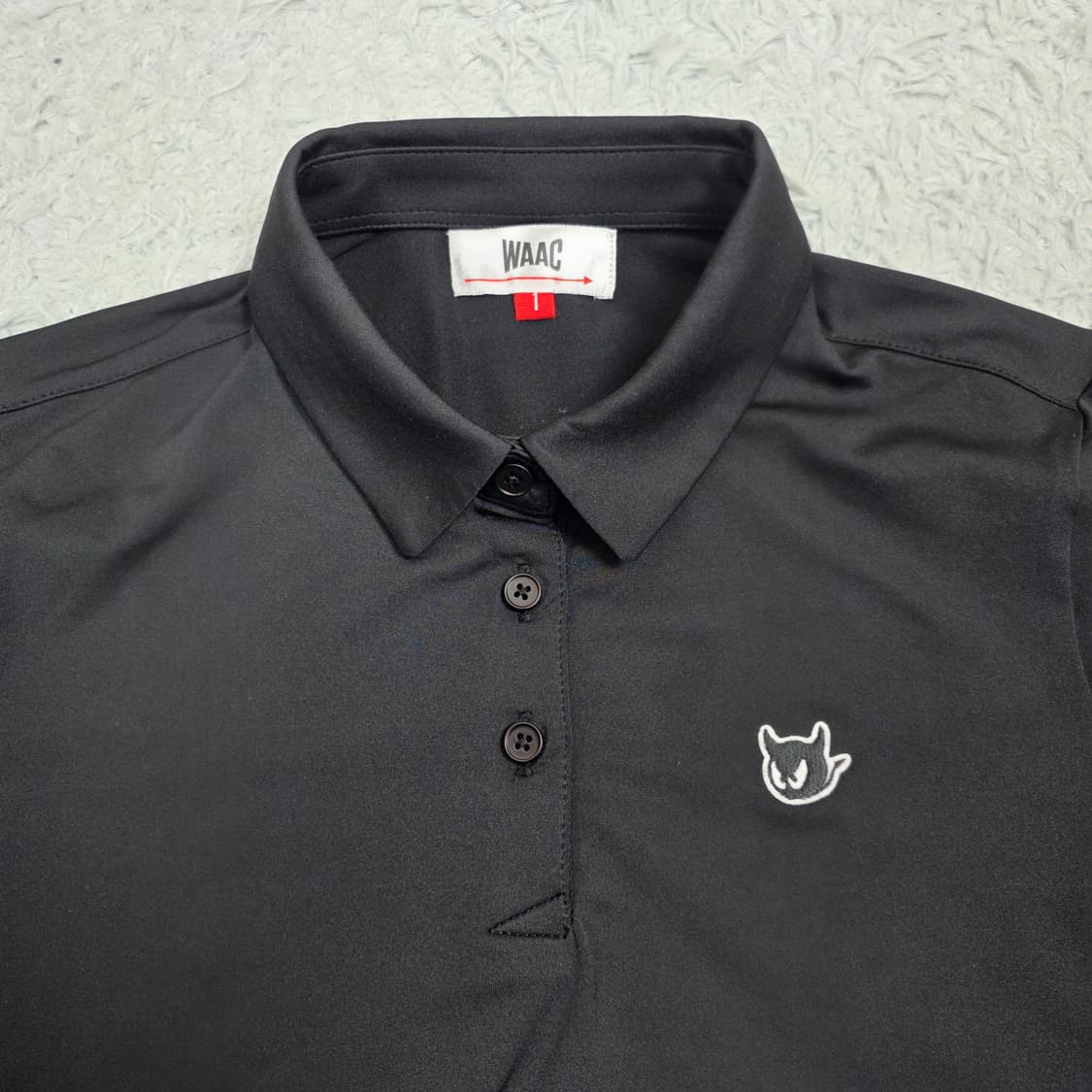 WACC 왁 여성 신품급 골프티셔츠 블랙 1호(S) 상품이미지4