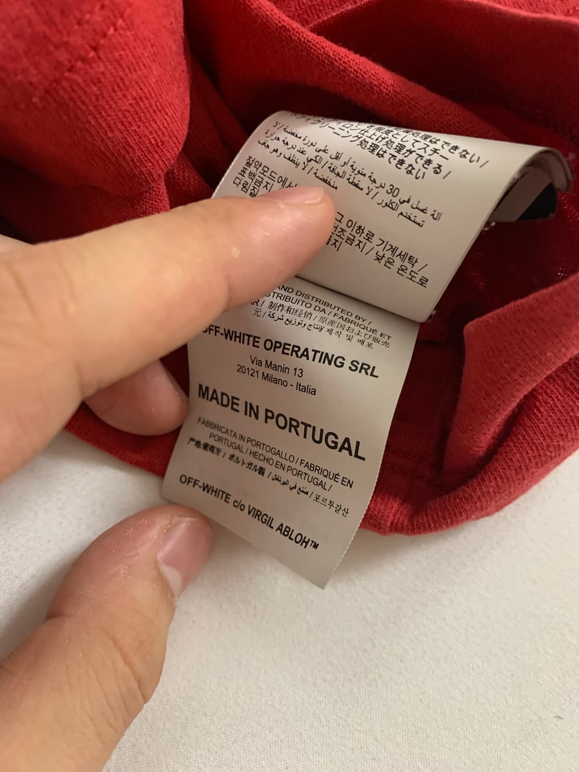 오프화이트 반팔티 상품이미지6