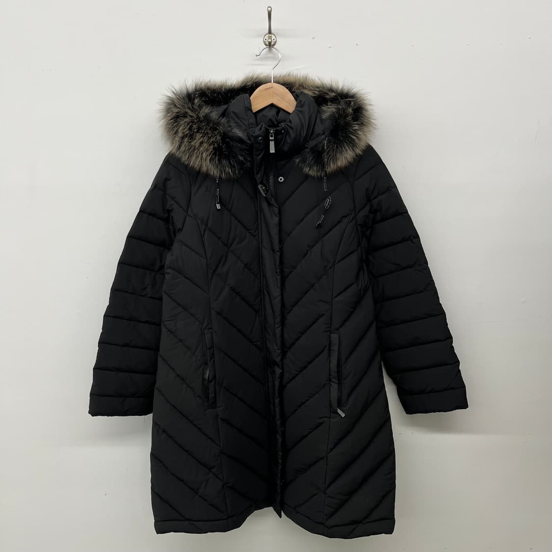 발망 블랙 롱 패딩 점퍼 여성L 상품이미지1