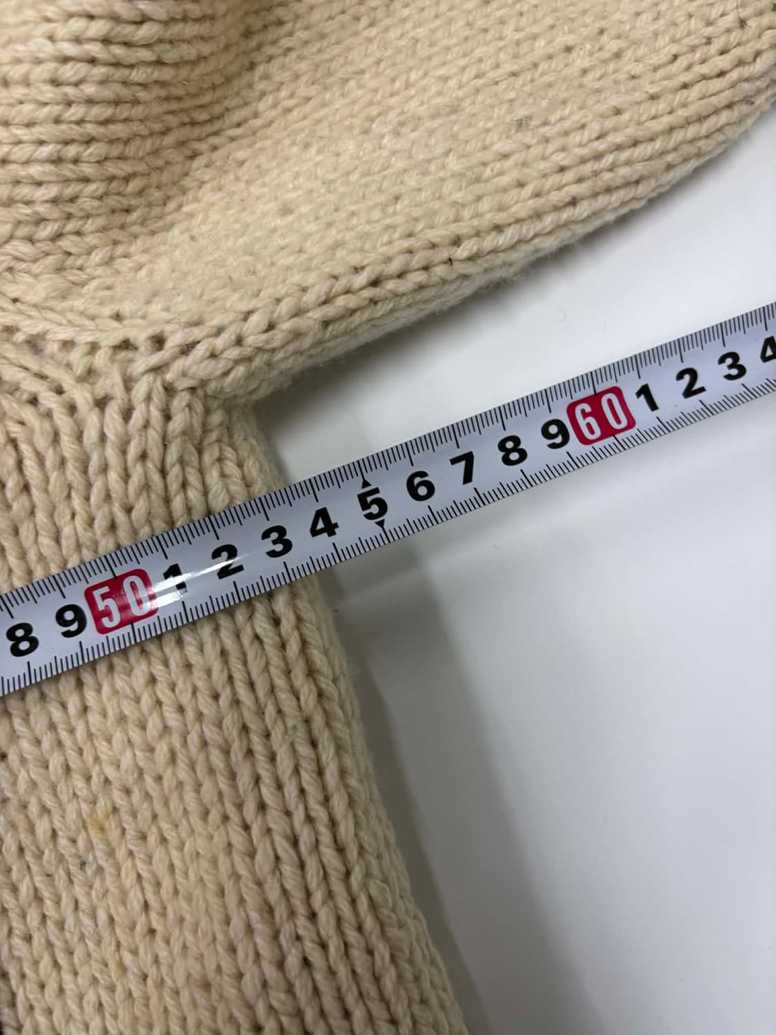 일본빈티지 노르딕 울 니트 집업(L) 상품이미지7